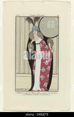 Journal des dames et de la mode : The Fashion Illustrators, George Barbier, 1912 plaques de mode gravées sur papier Banque D'Images