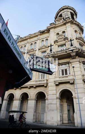 Le El Floridita cocktain bar & restaurant de poissons à La Havane, Cuba. Banque D'Images