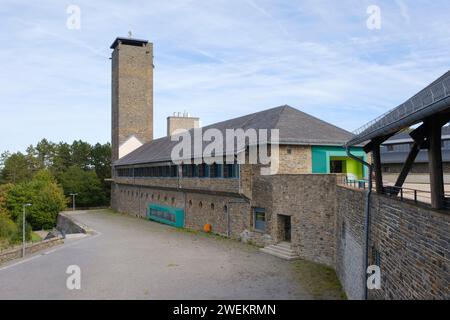 Forum Vogelsang IP, ancien château NS-Ordensburg, parc national Eifel Banque D'Images