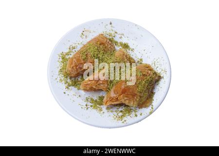 Sobiyet baklava, dessert turc traditionnel, baklava, isolé Banque D'Images