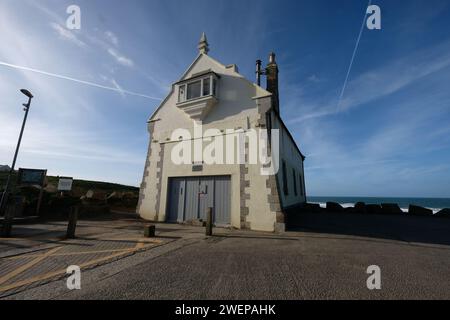 The Old Lifeboat House Town Head Newquay Cornwall UK 1899 à 1934 RNLI Coastguard Banque D'Images