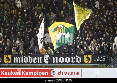 Den Haag, pays-Bas. 26 janvier 2024. DEN HAAG, 26-01-2024, Bingoal Stadion, Dutch Keuken Kampioen Divisie football, saison 2023/2024, pendant le match ado Den Haag vs FC Emmen crédit : Pro Shots/Alamy Live News Banque D'Images