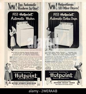 Magazine vintage « Good Housekeeping », mai 1953, annonce publicitaire, États-Unis Banque D'Images