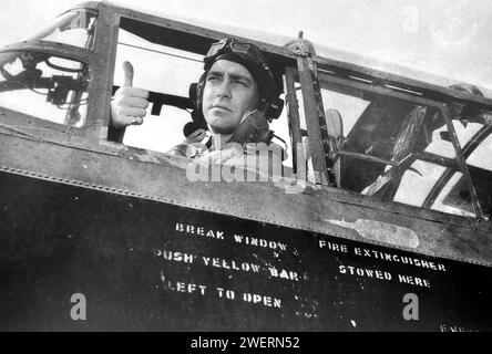 LE film DAM BUSTERS 1955 ABP avec Richard Todd dans le rôle de Guy Gibson Banque D'Images