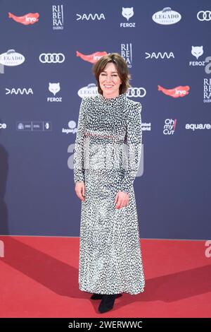 26 janvier 2024, Madrid, Madrid, Espagne : Lola Duenas assiste aux Feroz Awards 2024 - tapis rouge au Palais Vistalegre le 26 janvier 2024 à Madrid, Espagne (image de crédit : © Jack Abuin/ZUMA Press Wire) À USAGE ÉDITORIAL SEULEMENT! Non destiné à UN USAGE commercial ! Banque D'Images