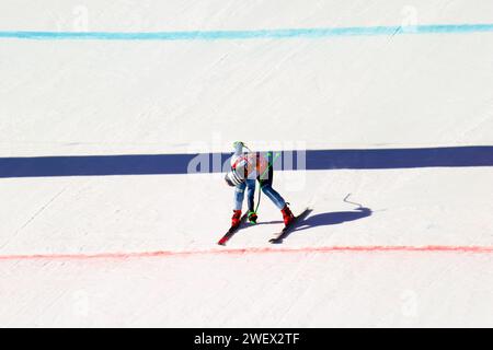 Goggia Sofia (ITA) lors de la coupe du monde AUDI FIS 2024 - descente féminine, course de ski alpin à Cortina d'Ampezzo, Italie, janvier 27 2024 crédit : Agence photo indépendante Srl/Alamy Live News Banque D'Images