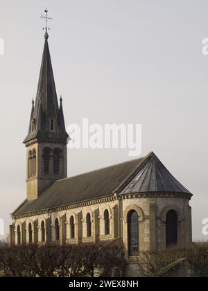 Eglise Saint-Nicolas-de-Vernonnet (Église de Saint Nicolas à Vernonnet), Vernon, Normandie, France Banque D'Images