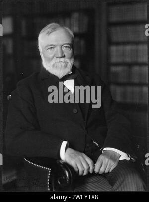 Andrew Carnegie, avril 1905. Banque D'Images