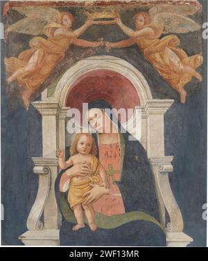 Antoniazzo Romano - la Virgen con el Niño, Hacia 1495. Banque D'Images