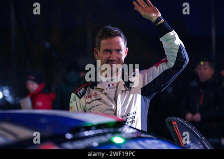 Gap, Principauté de Monaco. 27 janvier 2024. Regroupement, lors du Championnat du monde FIA des rallyes WRC Rallye automobile Monte-Carlo 2024 27 janvier Gap, France crédit : Independent photo Agency/Alamy Live News Banque D'Images