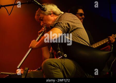 Glasgow, Royaume-Uni. 26 janvier 2024. The Ollam en concert à la salle de bal Barrowland dans le cadre de Celtic Connections le 27 janvier 2024 © Chantal Guevara. Tous droits réservés. Crédit : Chantal Guevara/Alamy Live News Banque D'Images