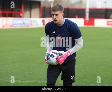 DAGENHAM, ANGLETERRE - Tom Palmer de Kidderminster Harriers lors du match de Ligue nationale entre Dagenham et Redbridge contre Kidderminster Harriers FC Banque D'Images