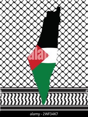 Palestine Pattern Design Illustration de Vecteur