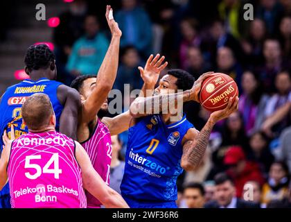 Bonn, 21.01.24 : Sterling Brown (Berlin) Am ball im Spiel im Basketball Bundesliga Telekom baskets Bonn vs Alba Berlin. Banque D'Images