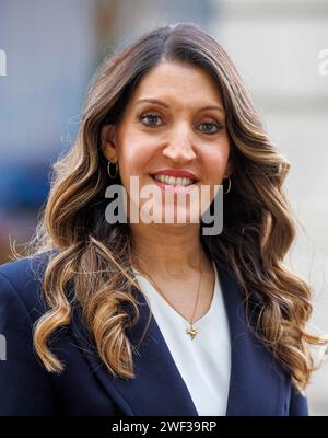 Londres, Royaume-Uni. 28 janvier 2024. Rosena Allin-Khan, à la BBC dimanche avec Laura Kuenssberg. Crédit : Karl Black/Alamy Live News Banque D'Images