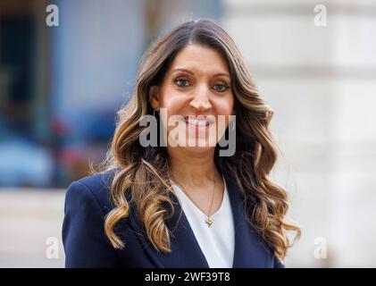 Londres, Royaume-Uni. 28 janvier 2024. Rosena Allin-Khan, à la BBC dimanche avec Laura Kuenssberg. Crédit : Karl Black/Alamy Live News Banque D'Images