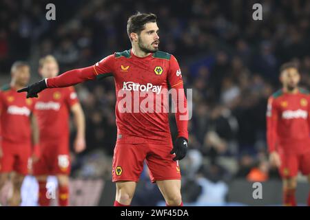 Pedro Neto en action pour Wolverhampton Wanderers FC au stade AMEX Banque D'Images