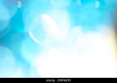 Fond clair de bokeh coloré circulaire abstrait Banque D'Images