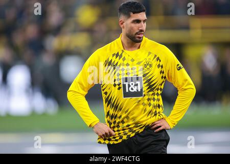 Dortmund, Deutschland. 28 janvier 2024. 28.01.2024, Fussball, saison 2023/2024, 1. Bundesliga, 19. Spieltag, Borussia Dortmund - VfL Bochum 1848, Emre CAN (Borussia Dortmund), Foto : Dennis Ewert/RHR-FOTO/dpa/Alamy Live News Banque D'Images