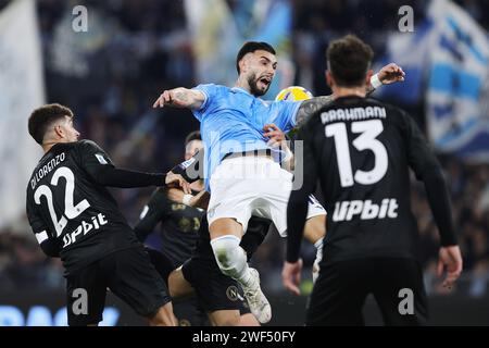 Rome, Italie. 28 janvier 2024. Taty Castellanos lors du championnat italien Serie A match de football entre SS Lazio et SSC Napoli le 28 janvier 2024 au Stadio Olimpico à Rome, Italie - photo Federico Proietti/DPPI crédit : DPPI Media/Alamy Live News Banque D'Images