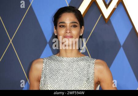 Sofia Boutella assiste à la première mondiale de 'Argyle' à l'Odeon Luxe Leicester Square à Londres, en Angleterre. Banque D'Images