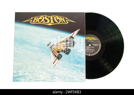 Reprise de l'album THIRD STAGE DE l'American Band BOSTON en 1986 Banque D'Images