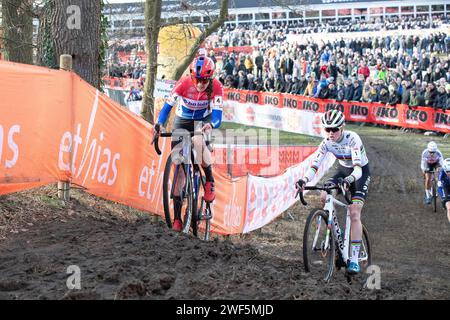 HOOGERHEIDE (NED), CYCLOCROSS, JANUARI 28 Lucinda Brand Banque D'Images