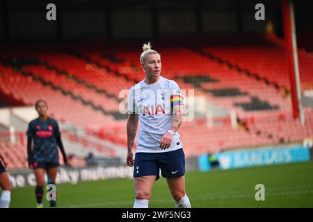 Bethany England, Tottenham Hotspur Women contre Manchester City Women au stade Gaughan, East London, Royaume-Uni. Dimanche 28 janvier 2024 Banque D'Images