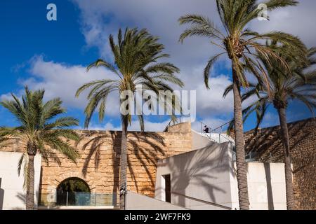 2 décembre 2023-extérieur de es Baluard, Musée d'Art moderne et contemporain de Palma. Banque D'Images