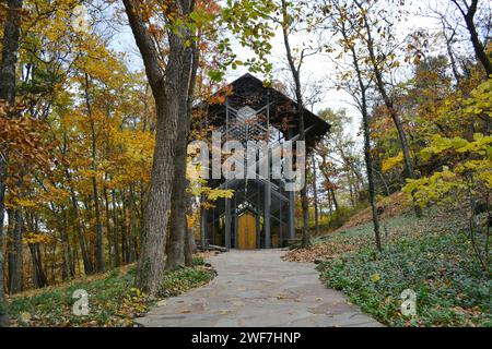 Thorncrown Chapel à Eureka Springs, Arkansas Banque D'Images