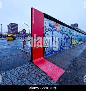 Galerie orientale, Muhlenstrasse, Berlin, Brandebourg, Allemagne Banque D'Images