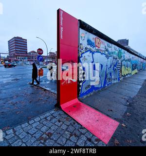 Galerie orientale, Muhlenstrasse, Berlin, Brandebourg, Allemagne Banque D'Images