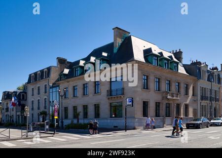 Cherbourg-en-Cotentin, France - août 06 2020 : Hôtel de ville de Cherbourg en centre ville. Banque D'Images