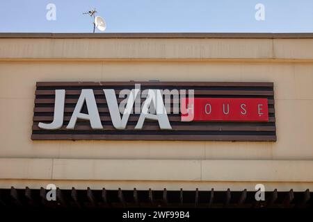 Logo Java House à Nairobi, Kenya, Afrique Banque D'Images