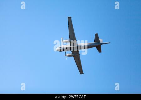 Morlaix, France - 18 septembre 2022 : le Bréguet BR.1150 Atlantique (ATL2) de la Marine française effectue une patrouille maritime et une guerre anti-sous-marine missio Banque D'Images