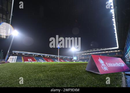 Blackburn, Royaume-Uni. 29 janvier 2024. Une vue générale d'Ewood Park avant le match de la FA Cup à Ewood Park, Blackburn. Le crédit photo devrait se lire : Ben Roberts/Sportimage crédit : Sportimage Ltd/Alamy Live News Banque D'Images