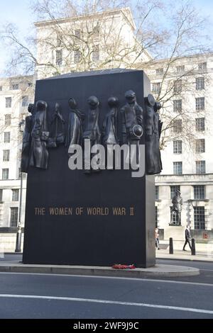 Le monument à la femme de la Seconde Guerre mondiale Banque D'Images