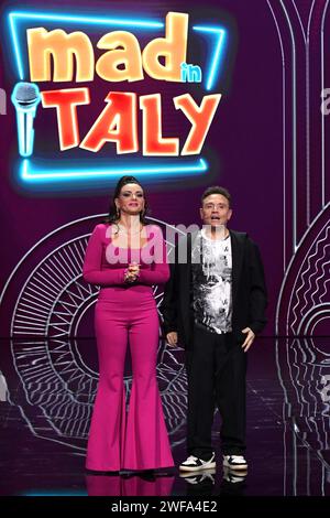 Naples, Italie. 30 janvier 2024. 'RAI Auditorium' (Na) 01/29/2024 1 épisode 'Made in Italy' sur la photo : Arteteca crédit : Agence photo indépendante/Alamy Live News Banque D'Images