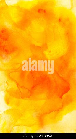 Abstraction aquarelle radieuse, capturant l'essence d'une présence solaire tourbillonnante. Lumière solaire whorl Banque D'Images