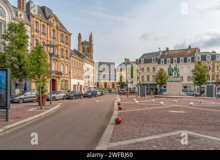 Vue de la ville de Fecamp, commune du département de Seine-Maritime en région Normandie Banque D'Images