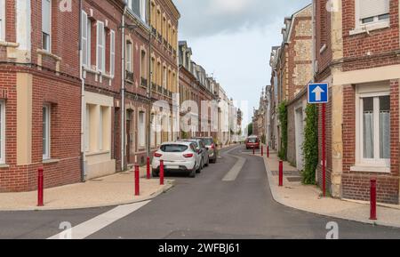 Vue de la ville de Fecamp, commune du département de Seine-Maritime en région Normandie Banque D'Images