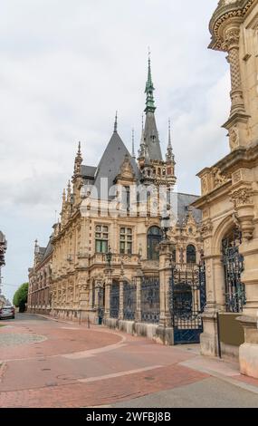 Palais bénédictin à Fecamp, commune du département de Seine-Maritime et de la région Normandie Banque D'Images