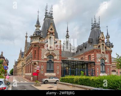 Palais bénédictin à Fecamp, commune du département de Seine-Maritime et de la région Normandie Banque D'Images