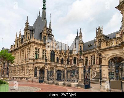 Palais bénédictin à Fecamp, commune du département de Seine-Maritime et de la région Normandie Banque D'Images