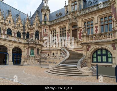 Palais bénédictin à Fecamp, commune du département de Seine-Maritime et de la région Normandie Banque D'Images