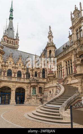 Palais bénédictin à Fecamp, commune du département de Seine-Maritime et de la région Normandie Banque D'Images