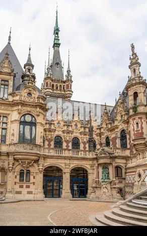 Palais bénédictin à Fecamp, commune du département de Seine-Maritime et de la région Normandie Banque D'Images