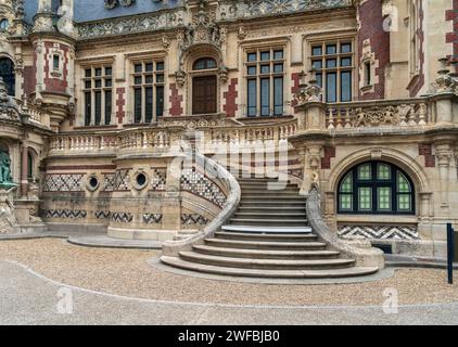 Palais bénédictin à Fecamp, commune du département de Seine-Maritime et de la région Normandie Banque D'Images