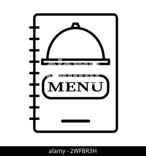 icône de menu. Vieux papier. Fond de cuisson. Illustration vectorielle. image de stock. SPE 10. Illustration de Vecteur