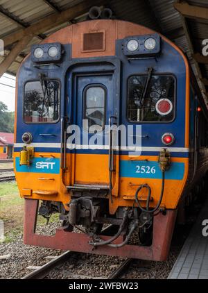 Vues de la gare de Chiang Mai, Thaïlande Banque D'Images